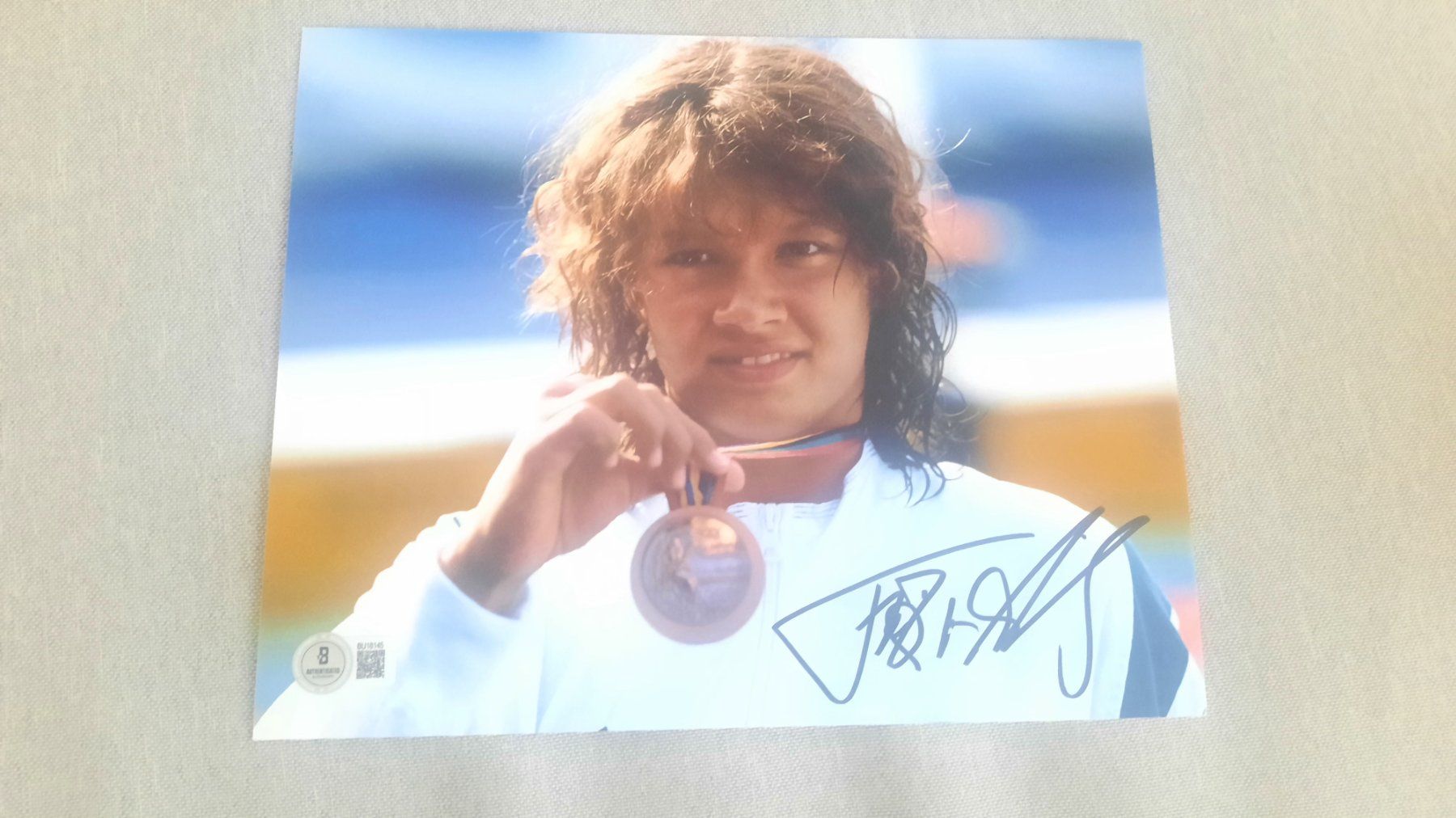 Autografi: Autogramm Franziska von Almsick – Usato da Schmerikon venduto da Olympia04