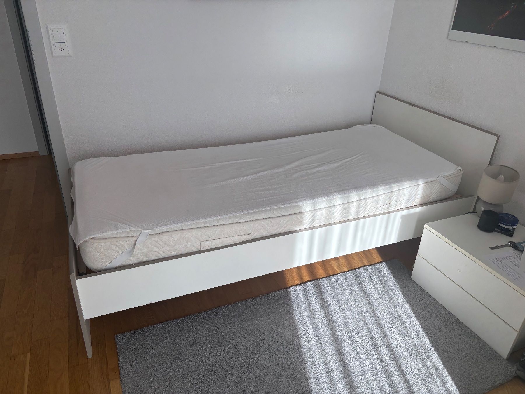 Letti: Lit simple avec matelas et surmatelas – Usato da Granges-Paccot venduto da cor_l52w 1