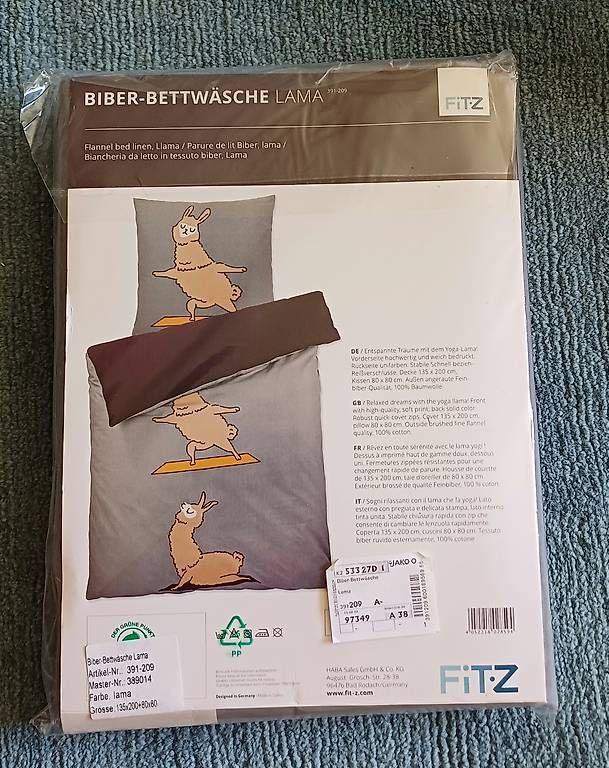 Linge de lit: Biber Bettwäsche Lama Fitz  – D'occasion à Hallwil par Ursina83 4