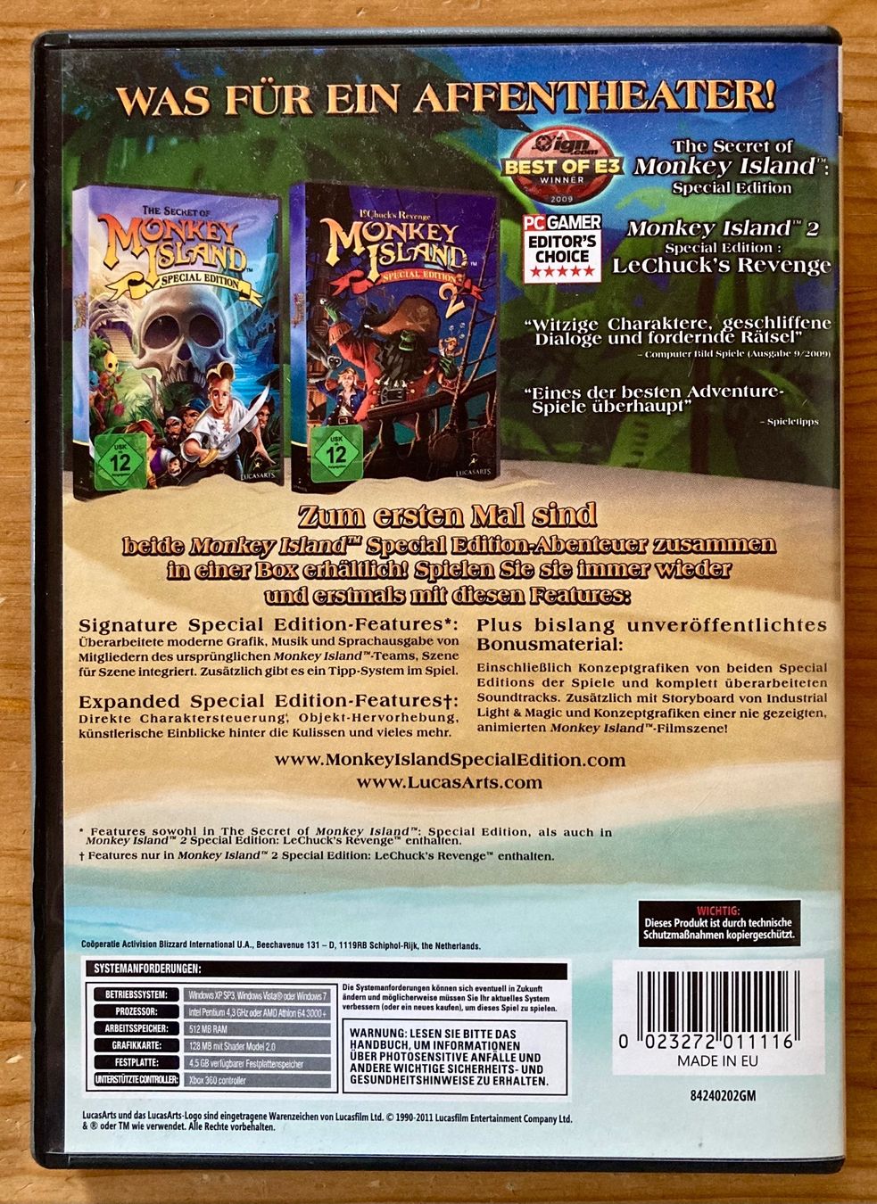 Microsoft Giochi: Monkey Island Collection Special Edition - PC – Nuovo (secondo la descrizione) da Zürich venduto da Djmotionch 3