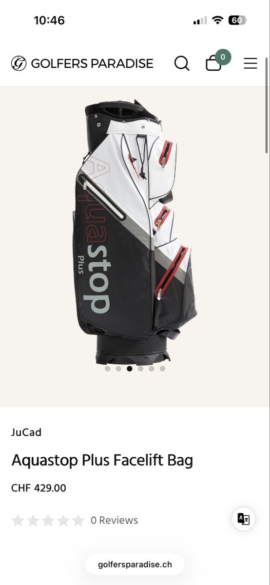 Jucad Borse: Aquastop Plus Facelift Golfbag – Nuovo (secondo la descrizione) da Matzingen venduto da Baumi_C 3