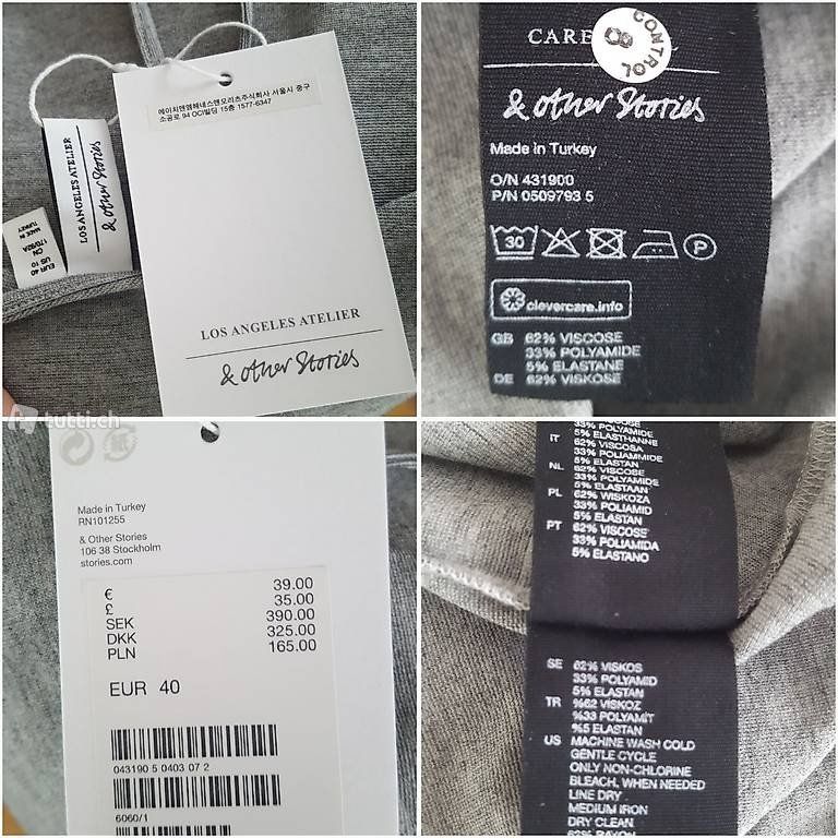 Other Stories Vestiti: Neues Kleid in grau von Other Stories – Nuovo e nell'imballaggio originale da Erlinsbach SO venduto da ULIKH 3