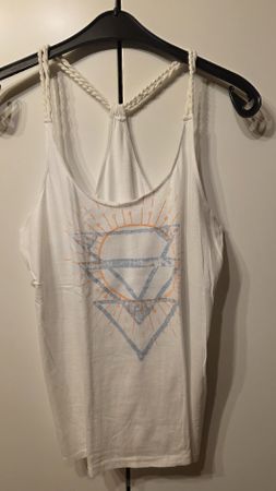 O'Neill Damen Top weiss Grösse M mit Print Neu