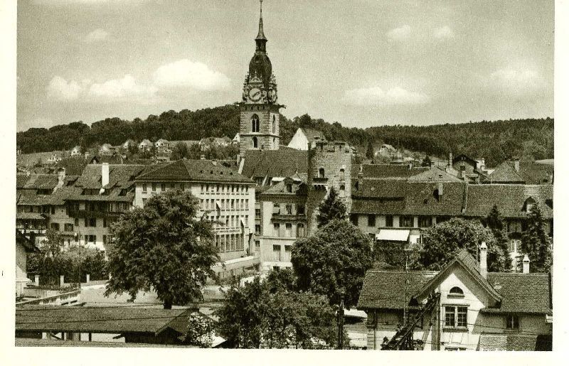 Cartoline postali: Zofingen alter Folterturm u.Kirche c1965 – Usato da Emmenbrücke venduto da teestube