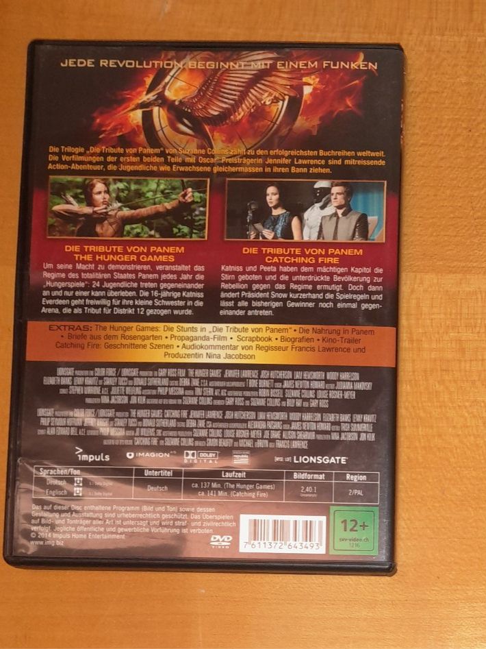 Tutti i DVDs: Hunger Games Double Feature DVD ! – Usato da Steffisburg venduto da FutureOne 1