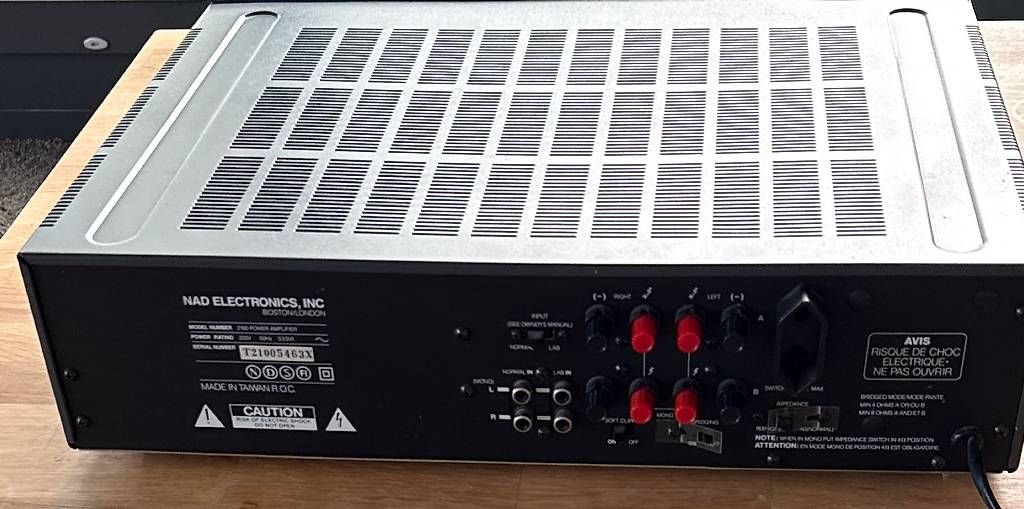 Nad Verstärker: NAD 2100 Endstufe Stereo – Gebraucht aus Wil SG von Saintch 3