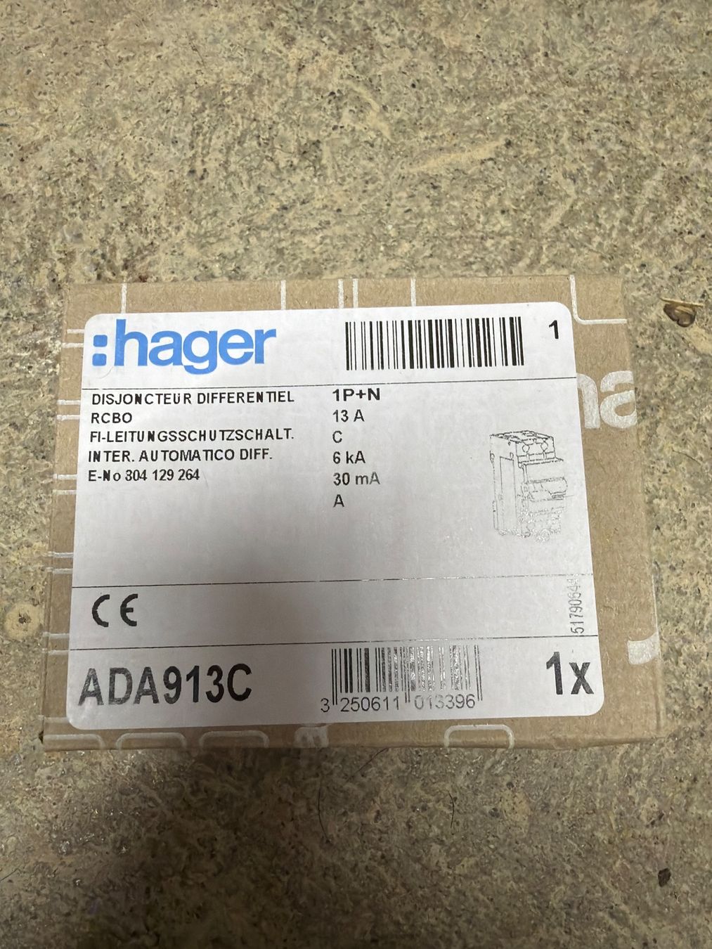Hager Interrupteurs: Hager FI/LS C13 – D'occasion à Safenwil par ins_6ntm