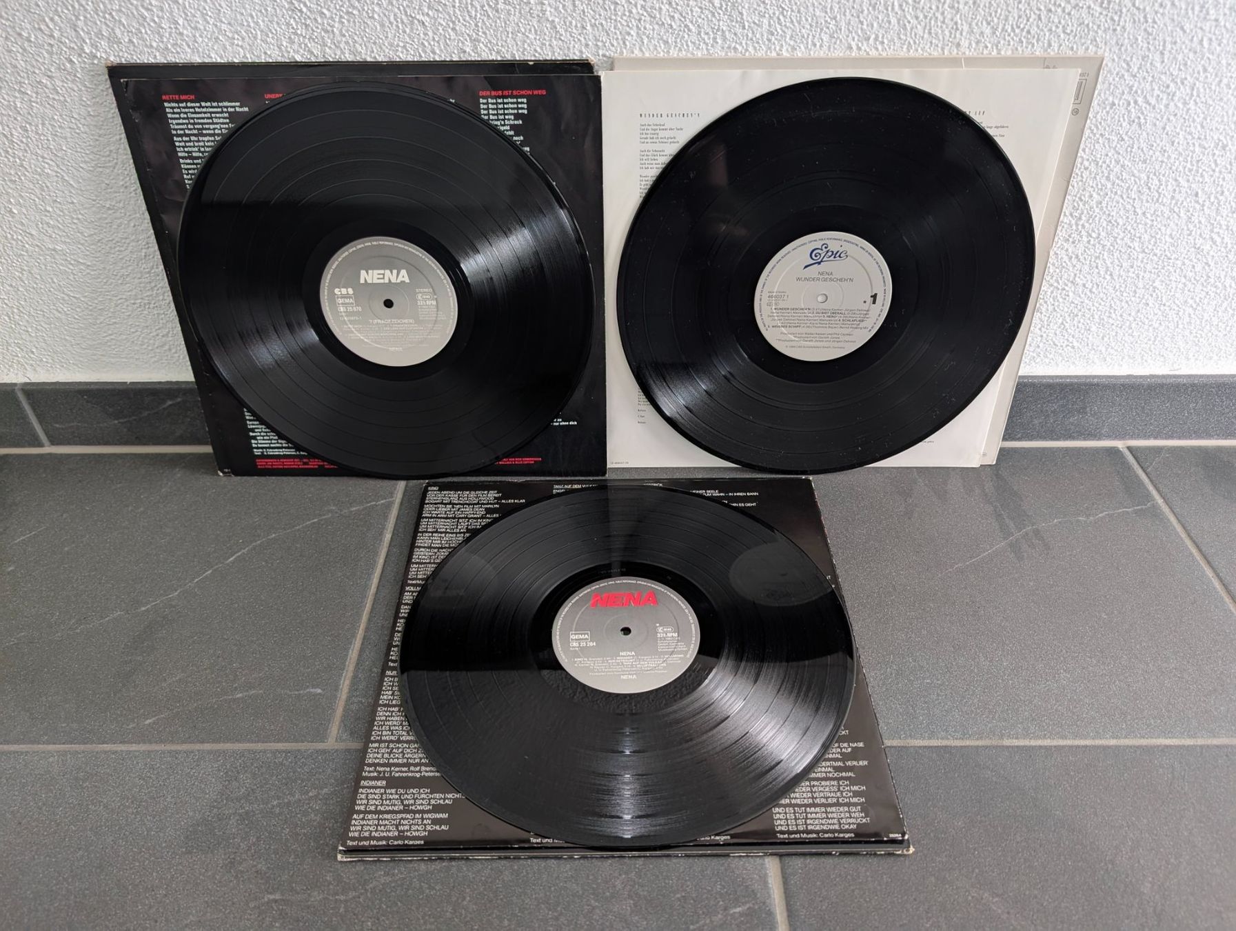 Dischi in vinile: 3 x Nena  OIS  1983/84/89 – Usato da Ebikon venduto da kisuM 3