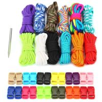 12 Stück Paracord Seile DIY Bänder Set