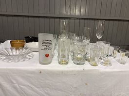 Lot de vaisselle dépareillées