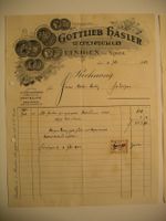 1913, EINIGEN bei SPiez, Baumzüchter Gottlieb HÄSLER