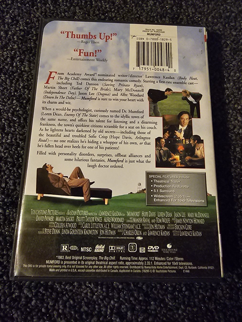Tutti i DVDs: DVD Mumford - (14884) – Usato da Ruswil venduto da jan_bxl5 1