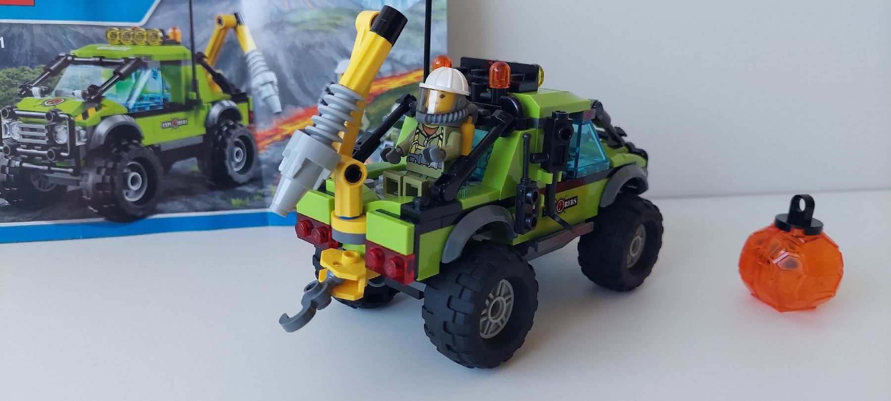 Lego Kit di costruzioni: LEGO City Vulkanforscher Jeep 60121 – Usato da Fischbach-Göslikon venduto da MilanDanis 2