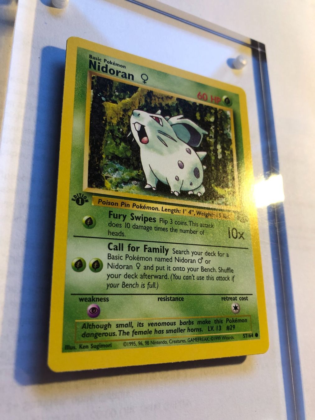Sammelbilder & Trading cards: Nidoran 1st Jungle - MINT - ab 1.- – Gebraucht aus Giubiasco von dan_pr8b 1