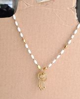 Elegant Beaded Necklace - Gold Accents - Perfect Gift!