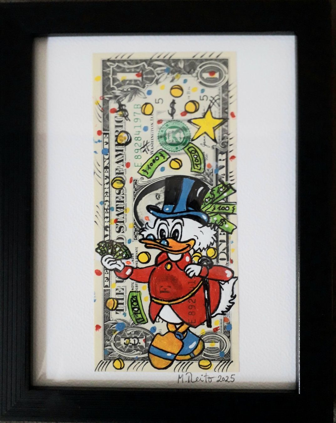 Gemälde: Gemälde Dagobert Duck Manuela Reitz – Neu und originalverpackt aus Balve von Manu_1303