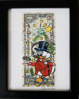 SALE!! Gemälde Dagobert Duck Manuela Reitz