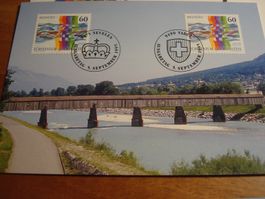 Liechtenstein Set Gemeinschaftsausgabe CH/FL1995, FDC + Maxi