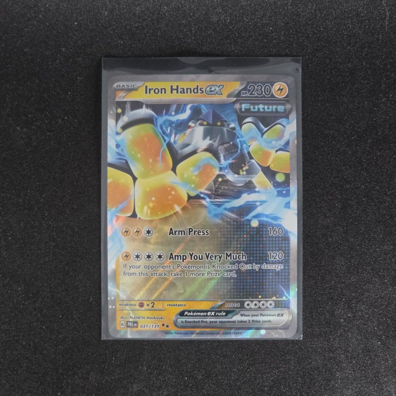Pokémon Carte collezionabili: Iron Hands ex (PRE 031) – Nuovo (secondo la descrizione) da St. Gallen venduto da CardZelo