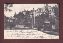 ST. GALLEN - Löchlibad - 1901