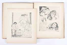 Pierre Stampfli (1916-1975): 10 Radierungen und Brief