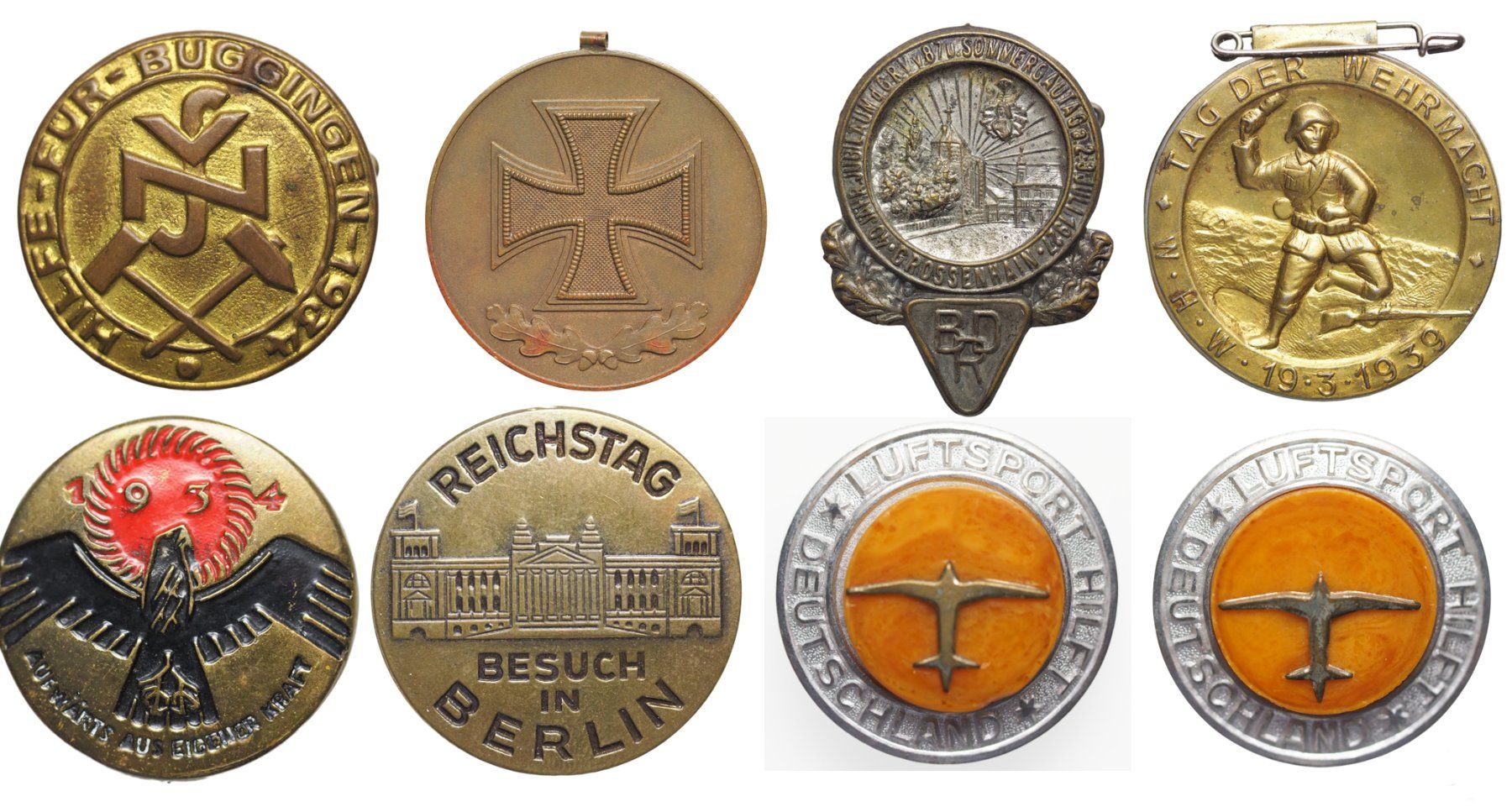 Medaillen: Deutschland Lot Abzeichen / Medaille – Gebraucht aus Liestal von fibonaccis