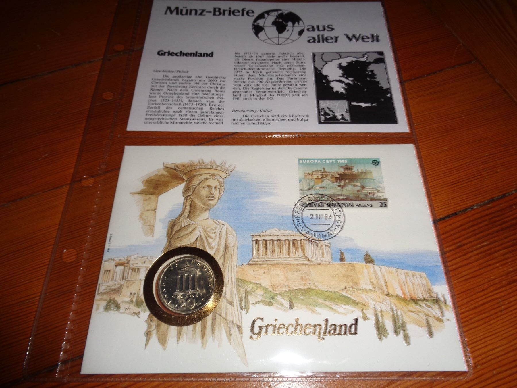 Tutti le monete: Münzbrief Griechenland – Usato da Olten venduto da Disc-Verkauf
