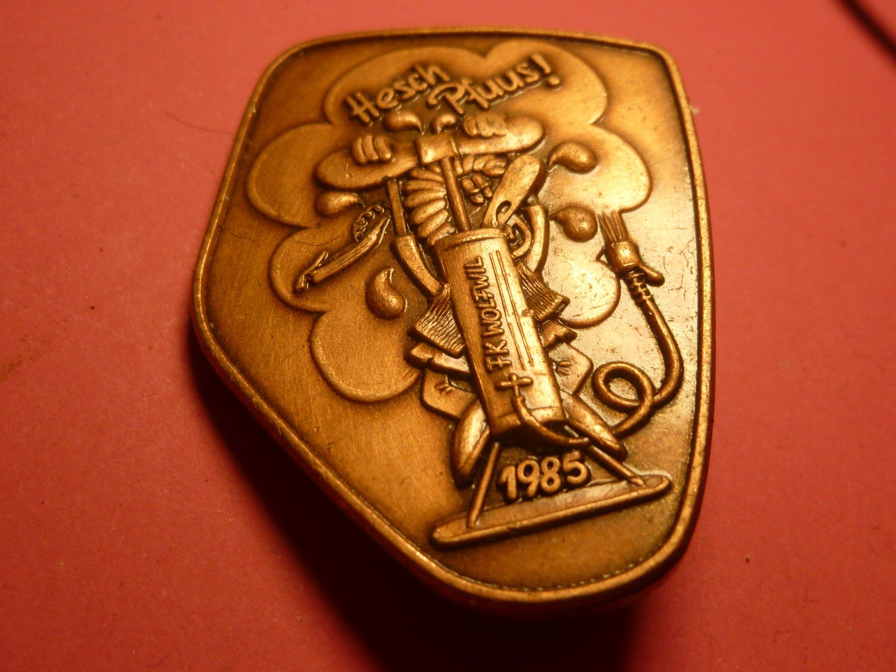 Plaketten & Abzeichen: WOLFWIL1985 BRONZE – Gebraucht aus Ried (Muotathal) von Mandarin02