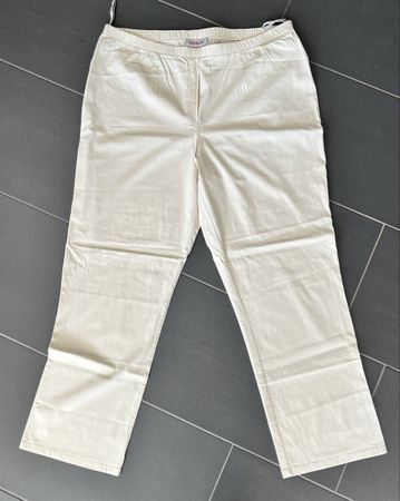 LangeChalou Sommerhose, Beige, Gr. 50, Bequem & Top Zustand