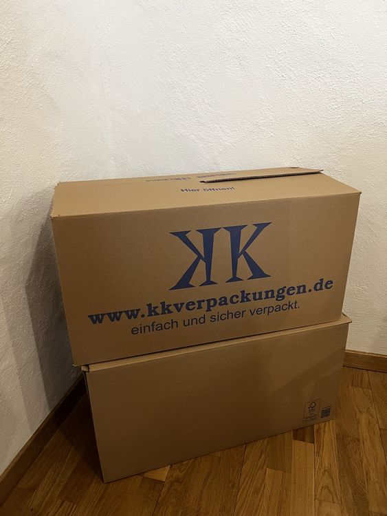 Faltkartons 400x400x200 mm BC - Zweiwellig 630g/m2 Versandkartons