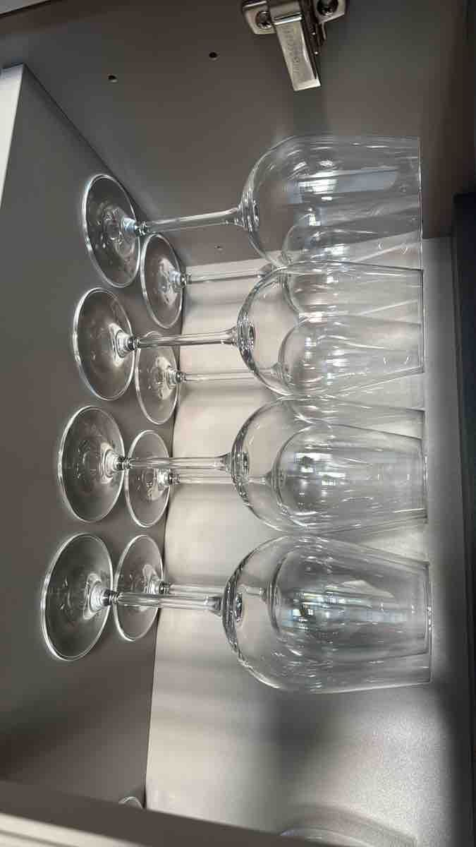 Bicchieri: 6 Weinglaesser Glas klar – Usato da Spreitenbach venduto da jeremydaniels.ch