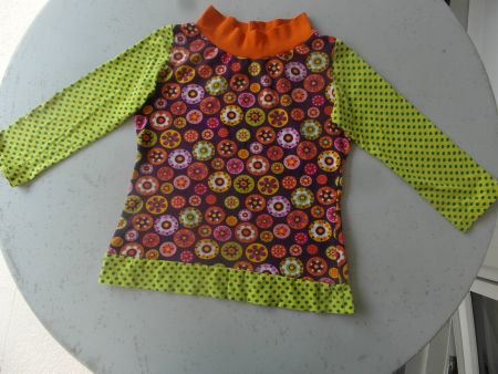 Shirt Kleid - handmade by Sonja - Gr. 122/128