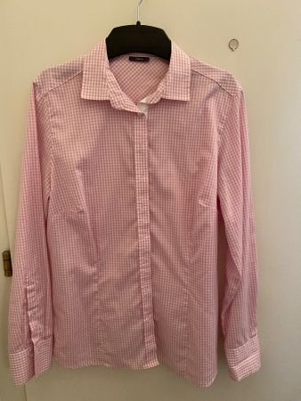 Eterna Bluse rosa kariert Grösse 42