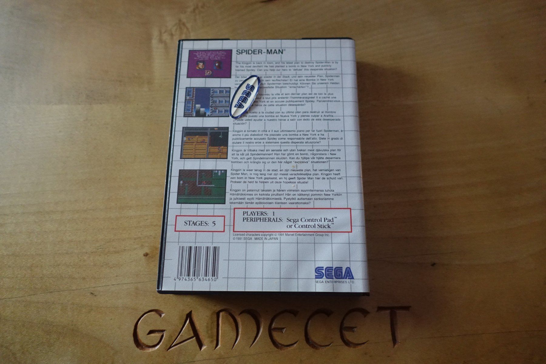Sega Giochi: Spider-Man - Sega Master System – Usato da Steinach venduto da Gamecet 2