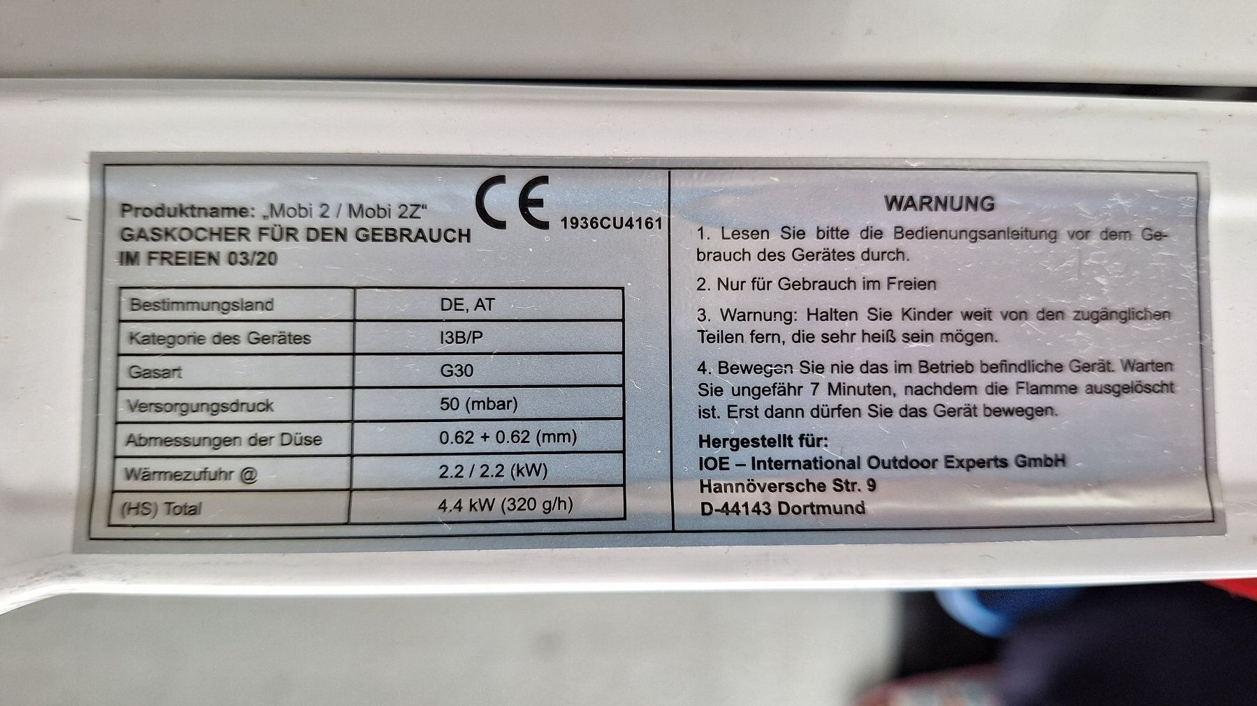 Herde: Gaskocher Camping – Gebraucht aus Winterthur von Blondamea 2
