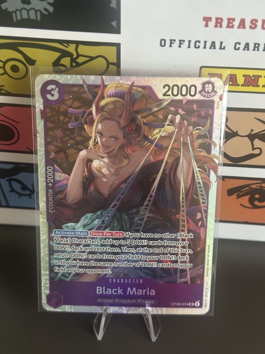 Bandai Carte collezionabili: One Piece Black Maria – Nuovo (secondo la descrizione) da Luzern venduto da LuzernTCGLab