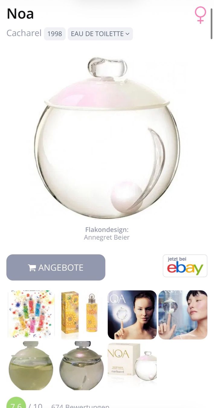 Cacharel Parfum & Eau de Toilette: Noa Cacharel EDT 5ml. Abfüllung – Gebraucht aus Zürich von deruja 5