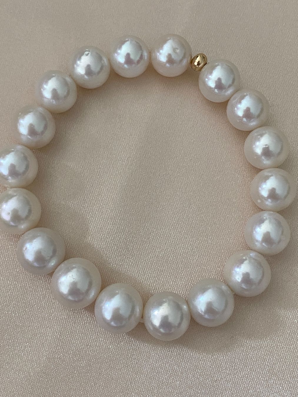 Bracciali & Braccialetti: 10-11mm Süsswasserperlen Armbänder echte – Nuovo e nell'imballaggio originale da Sarnen venduto da Yingsperlen4 2