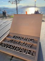Werte aus Holz / Geschenkidee / Erdung - Urvertrauen - ...