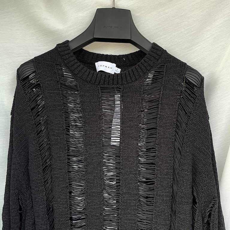 Maglioni & Felpe: Topman Oversized Pullover Rave Techno Fetish Look Punk Gr. S – Usato da Zürich venduto da JesusHublot