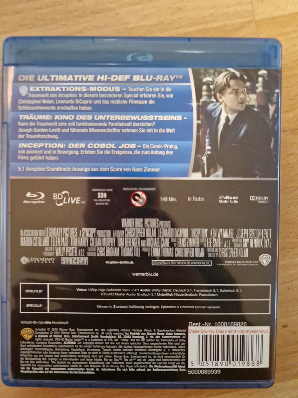 Tutti i DVDs: INCEPTION – Usato da Zürich venduto da Arianco 1