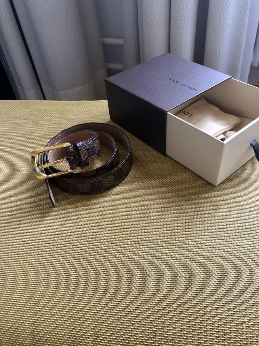 Louis Vuitton Cinture: Louis Vuitton Gürtel damier – Usato da Zürich venduto da SimoneK01