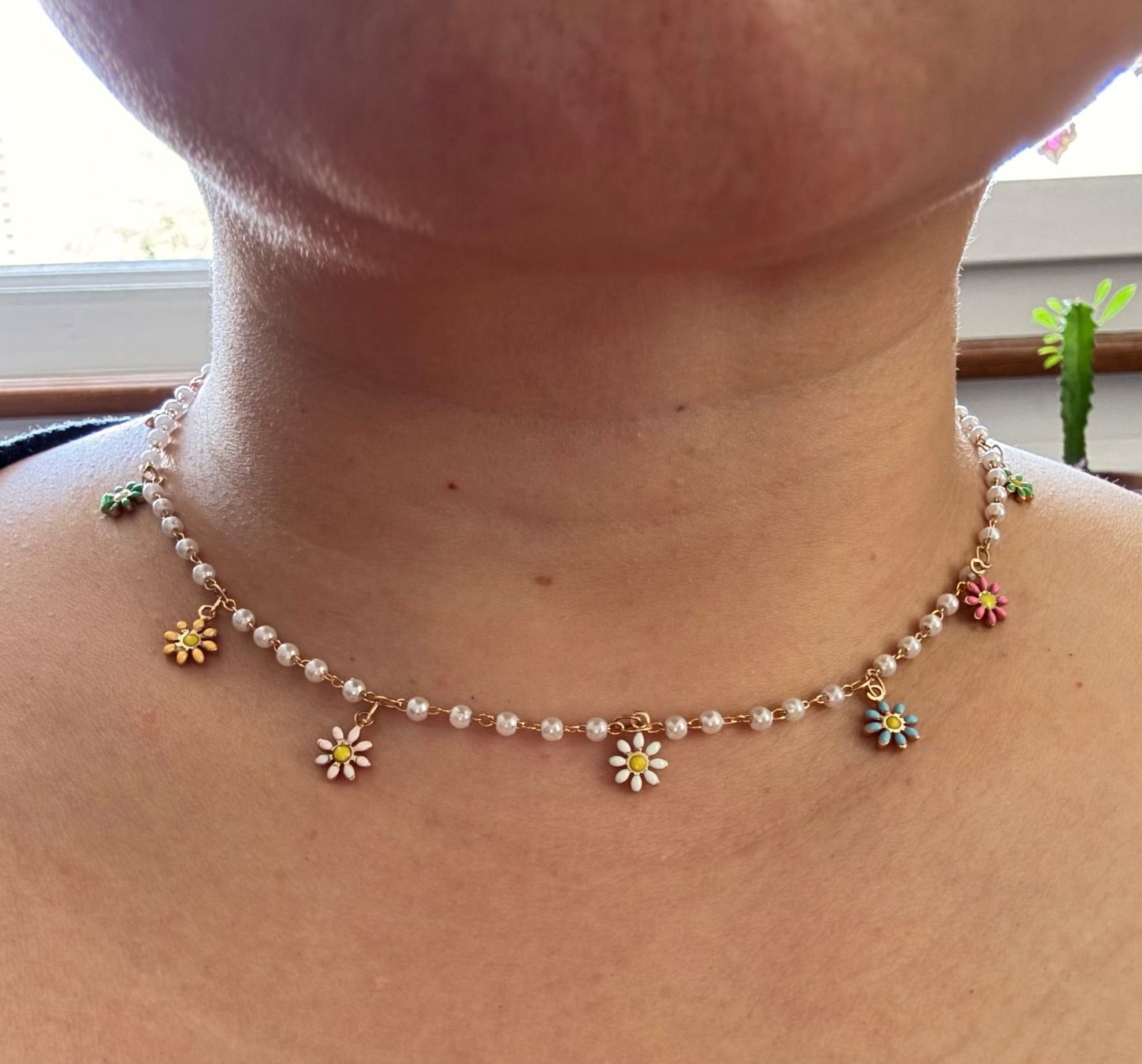 Ketten: Necklace with small flowers – Neu (gemäss Beschreibung) aus Zürich von kri_zhv2 2