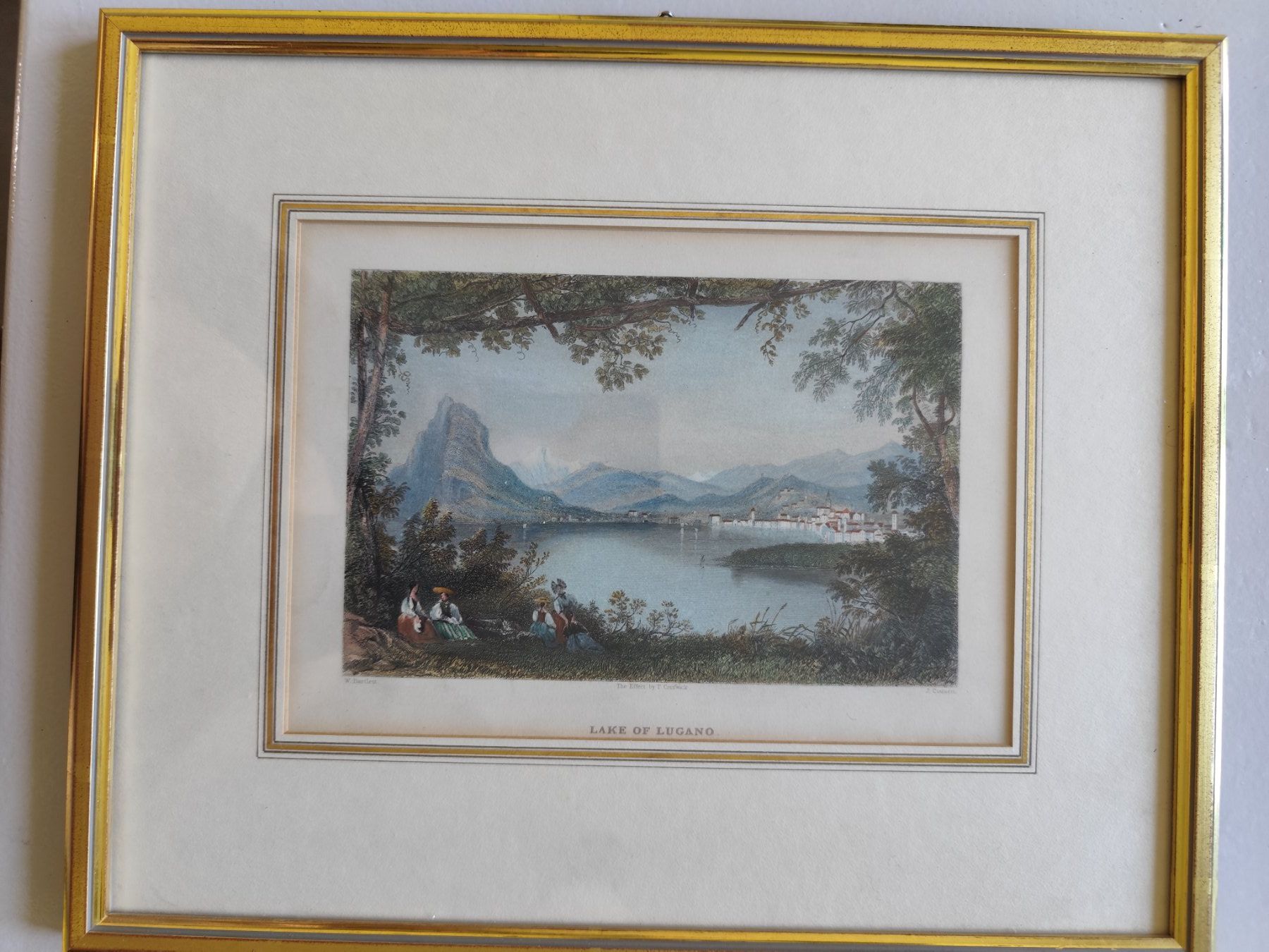 Gravures: Kupferstiche 'Lugano' – D'occasion à Uerikon par guggif