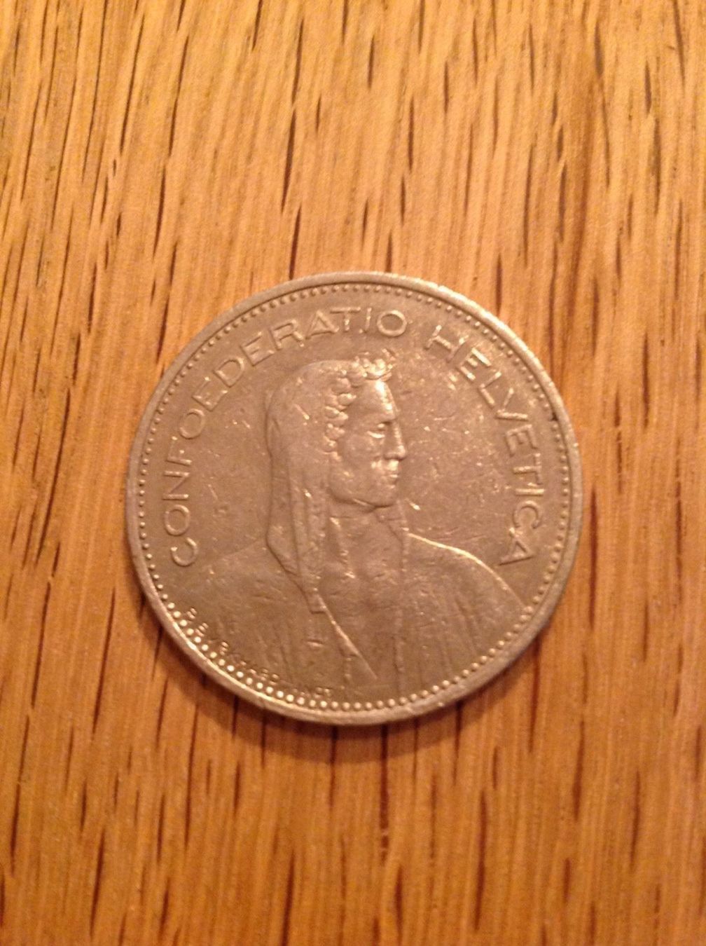 Tutti le monete: 5 franc 1985 Tranche incuse étoiles – Usato da Villars-sur-Glâne venduto da Graca03 4