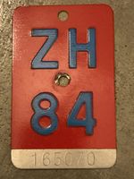  Velonummer ZH 84