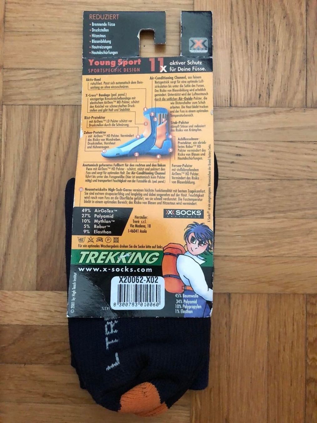Socken für Kinder: XSOCKS YOUNG SPORT GRÖSSE 27-30 – Neu und originalverpackt aus Münchenstein von alessioivan 1