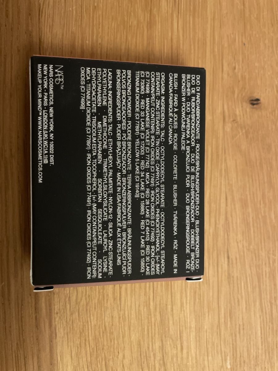 Nars Make-up: NARS Blush / Bronzer Duo (Orgasm/Laguna) – Nuovo e nell'imballaggio originale da Olten venduto da boarderspirit 2