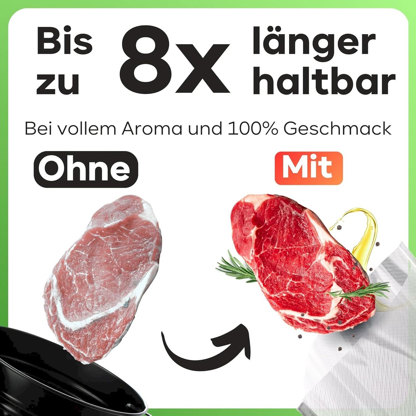 Elettrodomestici da cucina: ProfiCook PC-VK 1080 Vakuumiergerät – Nuovo e nell'imballaggio originale da Bottighofen venduto da zaap 2