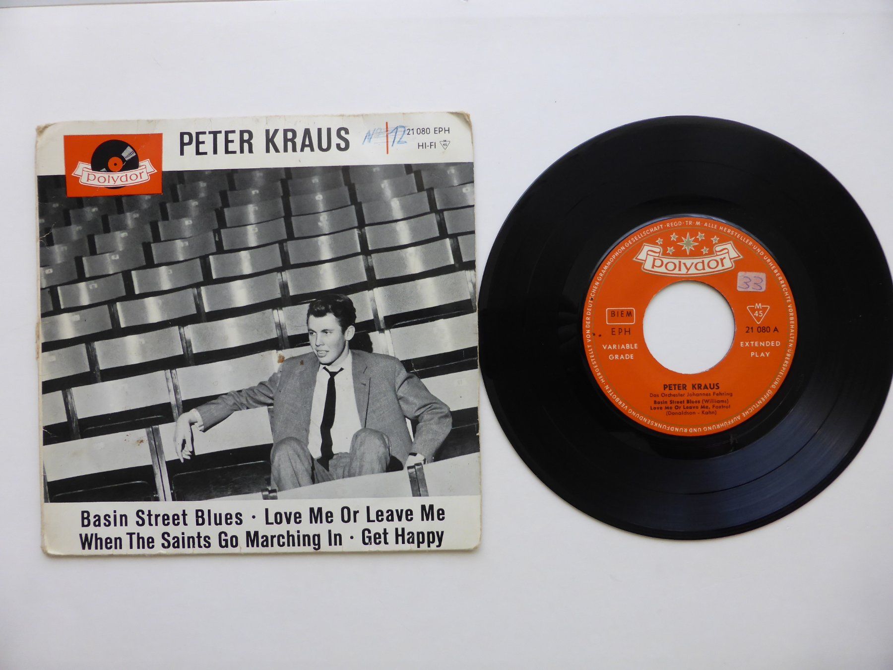 Dischi in vinile: VINYL SINGLE   EP  PETER KRAUS – Usato da Küssnacht am Rigi venduto da Mondkinder